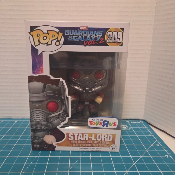 Funko POP Marvel MCU Guardians of the Galaxy Star-Lord Toys R Us 209 Vinyl - Picture 1 of 6